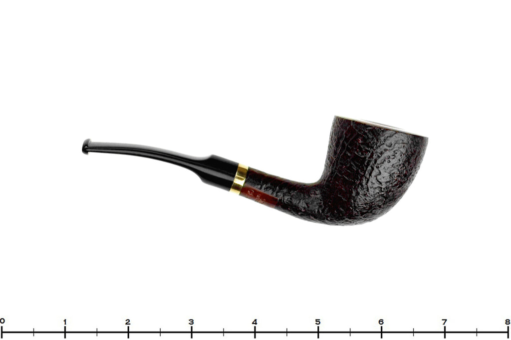 Blue Room Briars is proud to present this Stanwell Classic Bent Sandblast Dublin with Brass UNSMOKED Estate Pipe