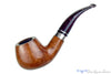 Blue Room Briars is proud to present this Savinelli Bacco 645 KS Bent Apple (6mm Filter) with Nickel Estate Pipe