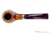 Blue Room Briars is proud to present this Savinelli Bacco 645 KS Bent Apple (6mm Filter) with Nickel Estate Pipe