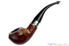 Blue Room Briars is proud to present this Peterson Aran 999 Bent Rhodesian with Nickel and P-Lip UNSMOKED Estate Pipe