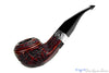 Blue Room Briars is proud to present this Peterson Donegal Rocky 80S Bent Rusticated Bulldog with Nickel and P-Lip UNSMOKED Estate Pipe