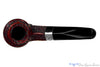 Blue Room Briars is proud to present this Peterson Donegal Rocky 80S Bent Rusticated Bulldog with Nickel and P-Lip UNSMOKED Estate Pipe