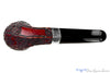 Blue Room Briars is proud to present this Peterson Donegal Rocky 80S Bent Rusticated Bulldog with Nickel and P-Lip UNSMOKED Estate Pipe