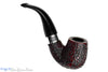 Blue Room Briars is proud to present this Peterson Donegal Rocky X220 Bent Rusticated Billiard with Nickel and P-Lip UNSMOKED Estate Pipe