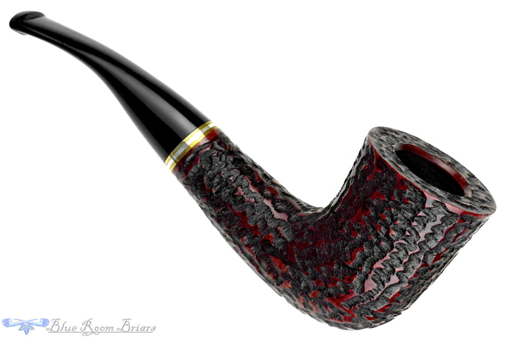 Blue Room Briars is proud to present this Peterson Kinsale XL22 Bent Rusticated Dublin UNSMOKED Estate Pipe