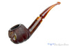 Blue Room Briars is proud to present this Blue Room Briars Pipe 2026 Halloween Bent Carved Glow in the Dark Jack-O'-Lantern