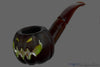 Blue Room Briars is proud to present this Blue Room Briars Pipe 2026 Halloween Bent Carved Glow in the Dark Jack-O'-Lantern