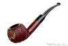 Blue Room Briars is proud to present this Blue Room Briars Pipe 2026 Halloween Bent Carved Glow in the Dark Jack-O'-Lantern