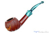 Blue Room Briars is proud to present this Blue Room Briars Pipe 2026 Halloween Bent Carved Glow in the Dark Jack-O'-Lantern