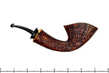 Blue Room Briars is proud to present this Bill Shalosky Pipe 668 Bent Contrast Ring Blast Fan Dublin with Cocobolo