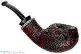 Blue Room Briars is proud to present this Bill Shalosky Pipe 670 Bent Sandblast Scoop with Fordite