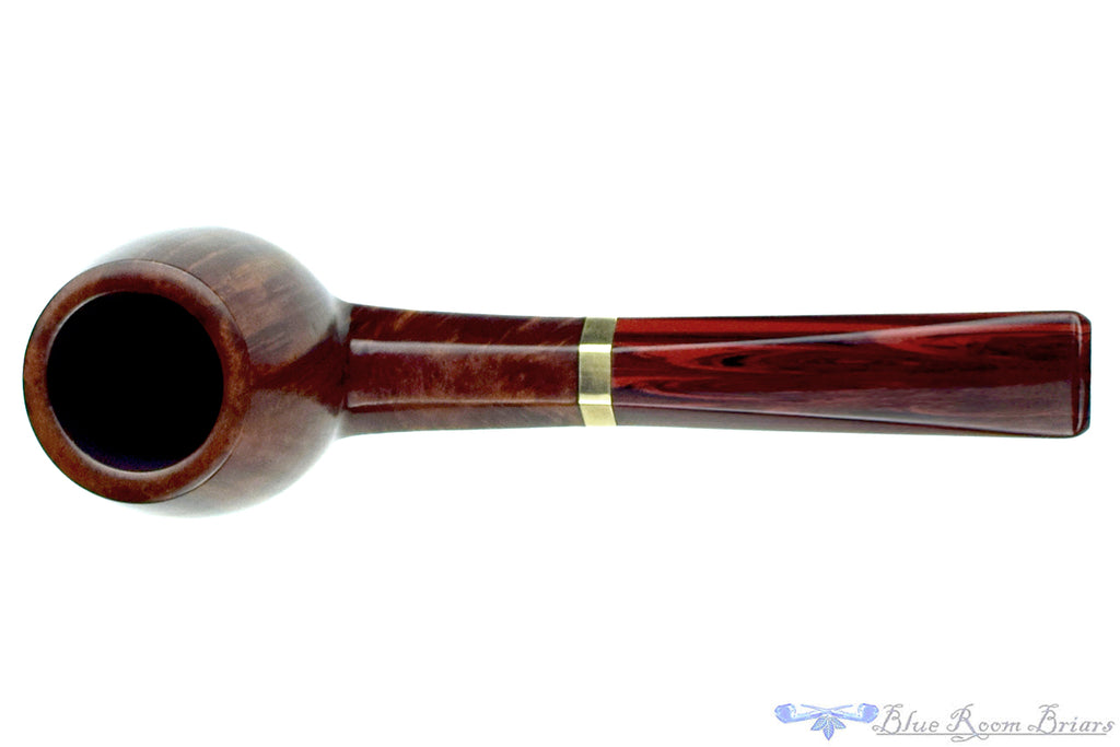 Blue Room Briars is proud to present this Tom Eltang (1995 Make) Hexagonal Shank Apple with Brass Estate Pipe