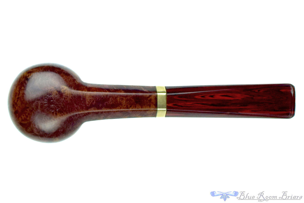 Blue Room Briars is proud to present this Tom Eltang (1995 Make) Hexagonal Shank Apple with Brass Estate Pipe