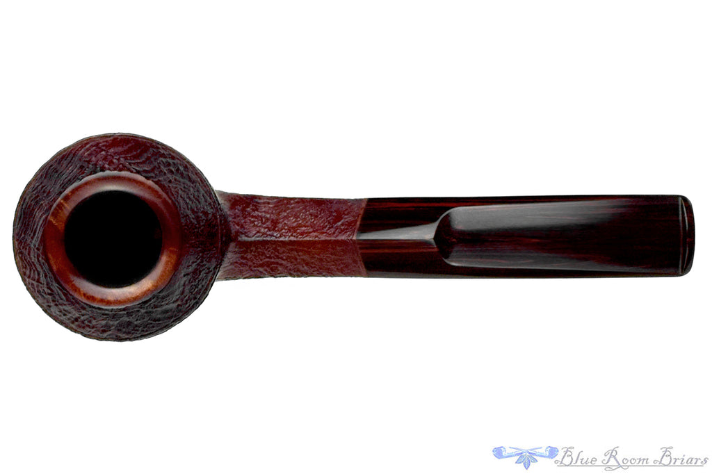 Blue Room Briars Pipe 4326 Bent Sandblast Bulldog with Brindle