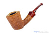 Blue Room Briars is proud to present this Nate King Pipe 1020 Bent Ring Blast Cherrywood Dublin Sitter with Resin Stem and Plateau