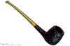 Blue Room Briars is proud to present this Nate King Pipe 1011 Crosscut Sandblast Billiard with Brindle