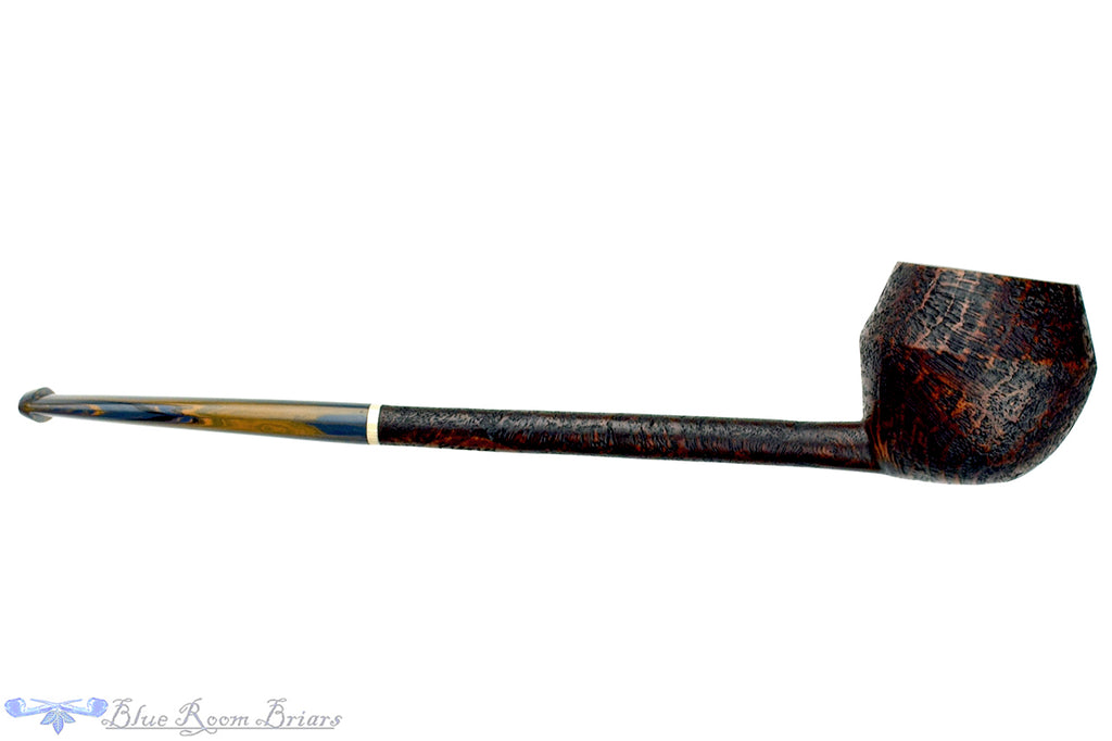 Blue Room Briars is proud to present this Scottie Piersel Pipe "Scottie" Contrast Blast Rhodesian with Brindle and Ivorite