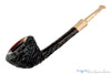 Blue Room Briars is proud to present this Nate King Pipe 771 Sandblast Panel Shank Dublin with Brindle