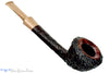 Blue Room Briars is proud to present this Nate King Pipe 771 Sandblast Panel Shank Dublin with Brindle