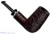 Blue Room Briars is proud to present this Bill Shalosky Pipe 696 Sandblast Brow Burner with Fordite
