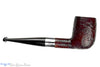 Blue Room Briars is proud to present this Savinelli Silver 110 Sandblast Billiard Sitter with Silver Estate Pipe with BRB Replacement Stem