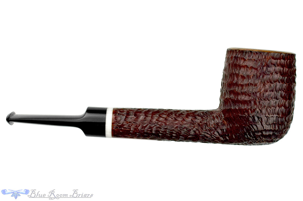 Blue Room Briars is proud to present this Brian Madsen Pipe Rusticated Lovat with Ivorite