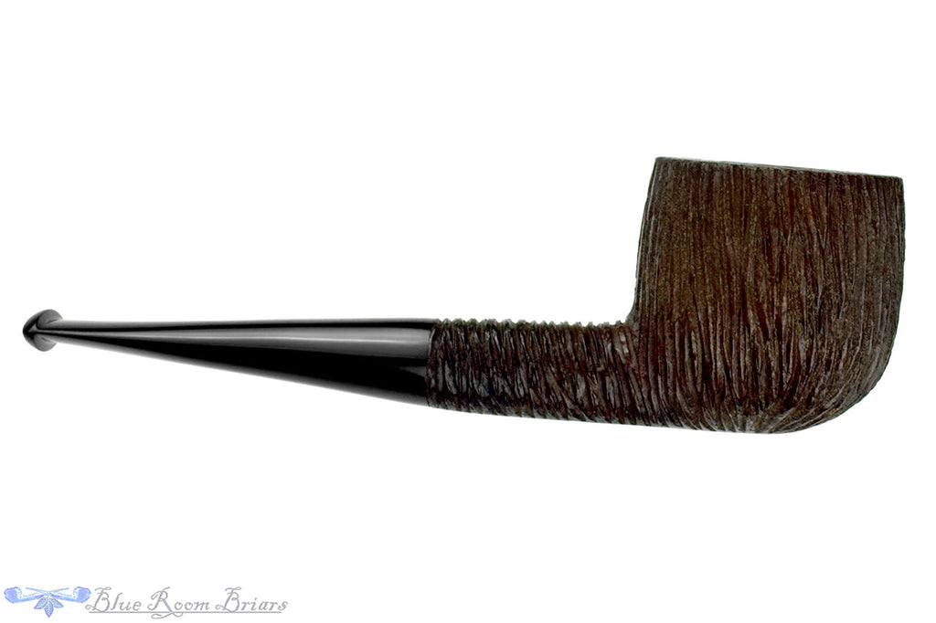 Blue Room Briars is proud to present this GBD Rockroot 789 Brush Carved Pot Sitter Estate Pipe