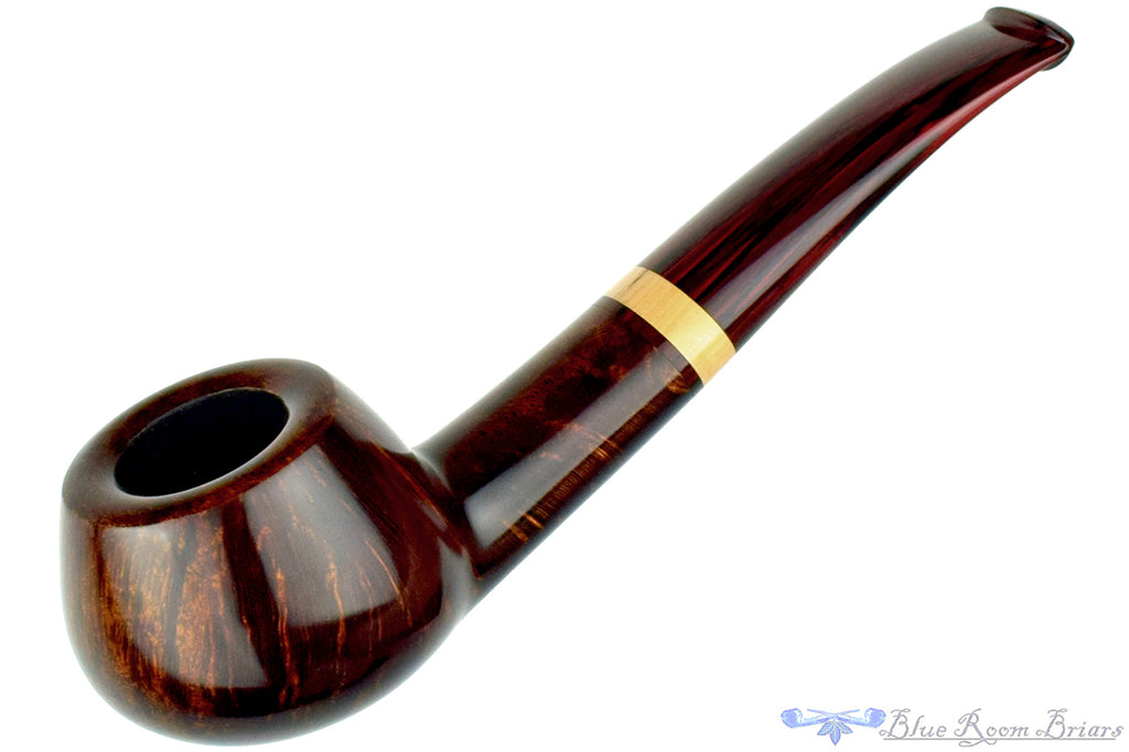 Jesse Jones Pipe 4223 Oval Author with Boxwood and Brindle