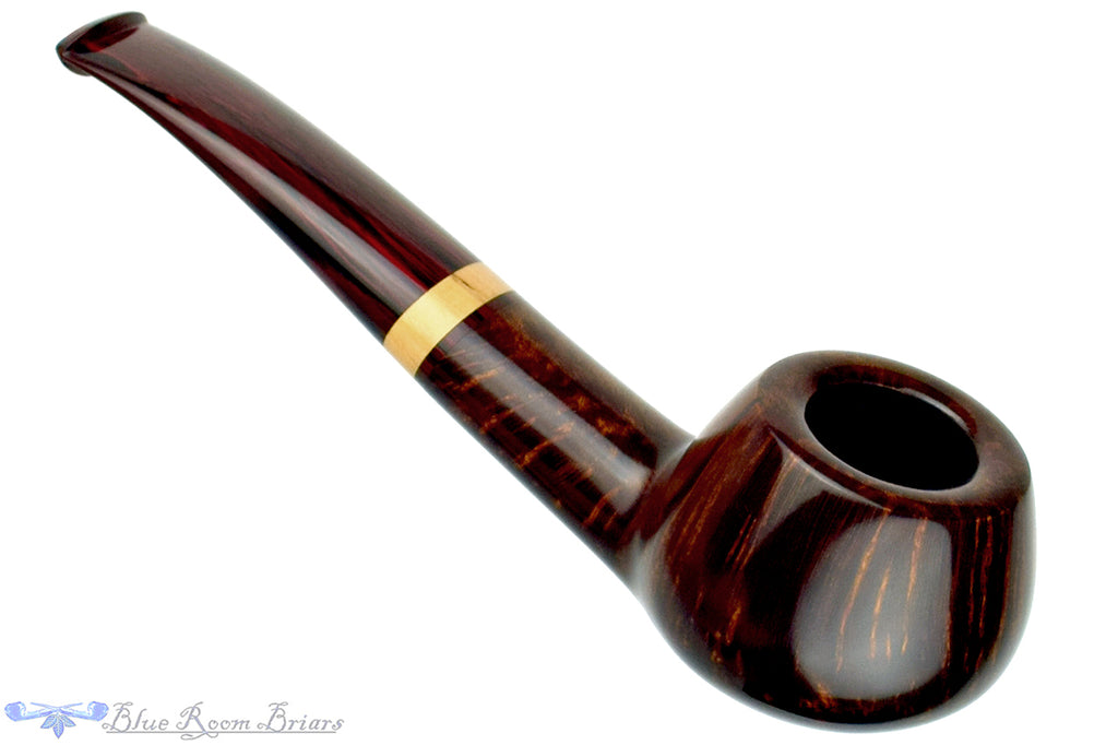 Jesse Jones Pipe 4223 Oval Author with Boxwood and Brindle