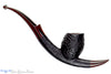 Blue Room Briars is proud to present this Jesse Jones 2025 Halloween Pipe Large Bent Sandblast Cavalier with Brindle