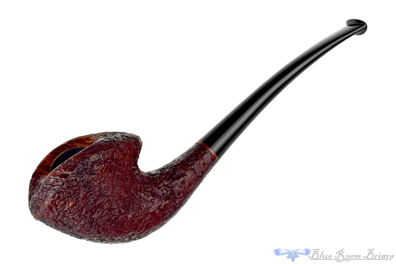 Nate King Pipe 898 Crosscut Sandblast Ruby Surfer – Blue Room Briars