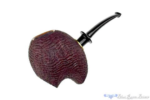 Dirk Heinemann Pipe Black Blast Cherrywood with Buddha Bamboo