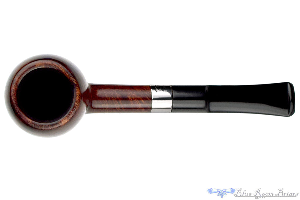 Imported Briar Apple Sitter with Silver Estate Pipe