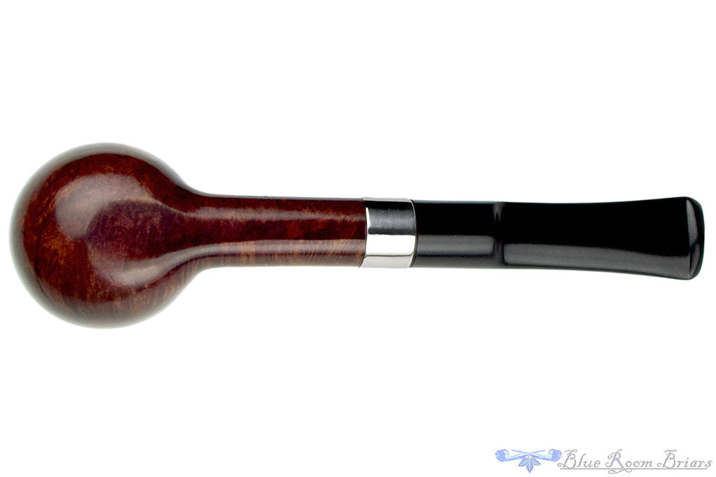 Imported Briar Apple Sitter with Silver Estate Pipe