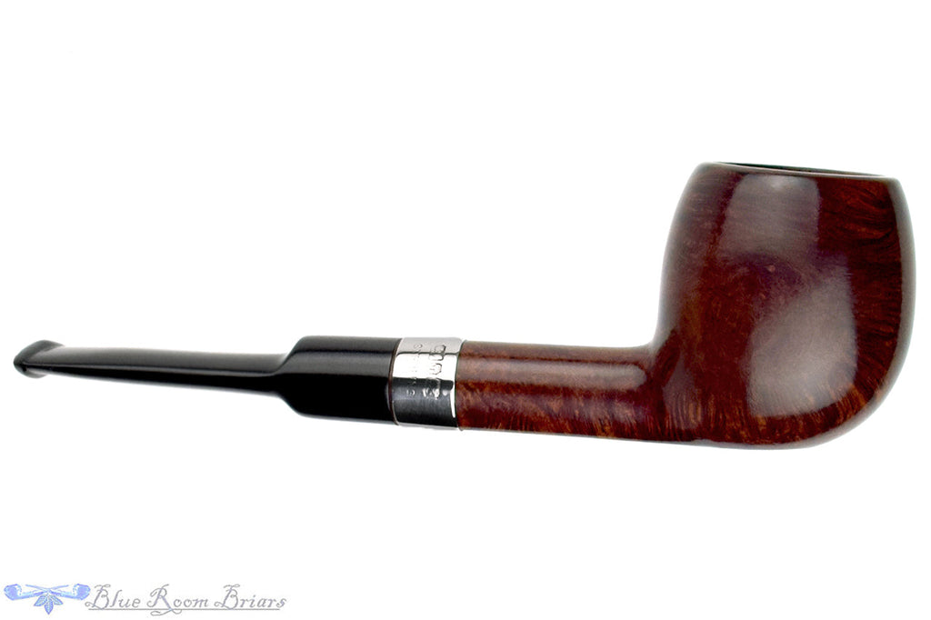 Imported Briar Apple Sitter with Silver Estate Pipe
