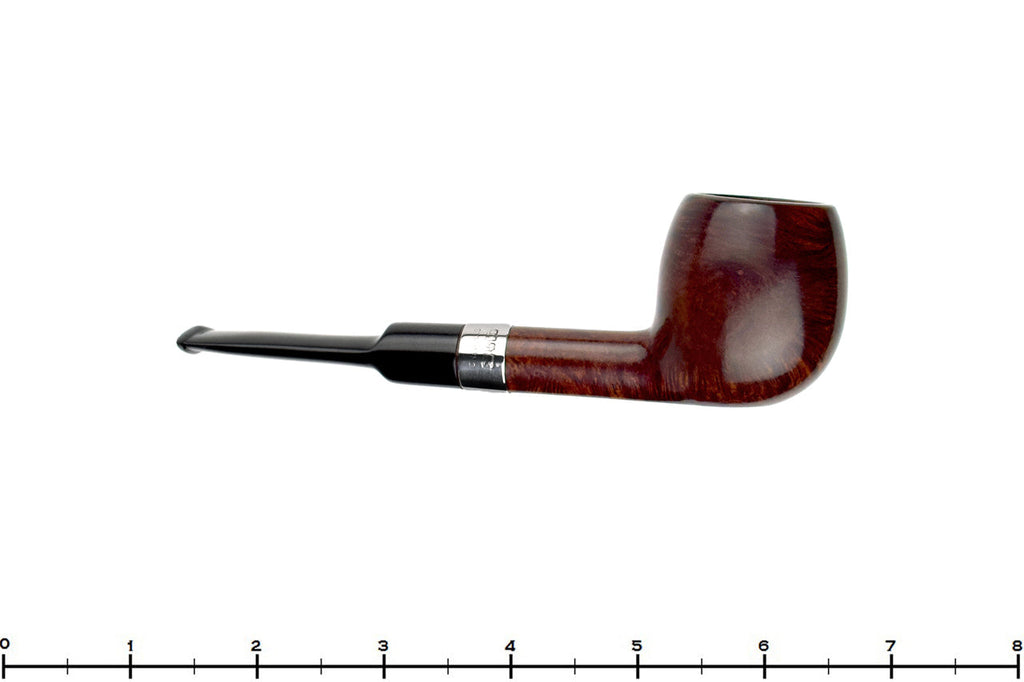 Imported Briar Apple Sitter with Silver Estate Pipe