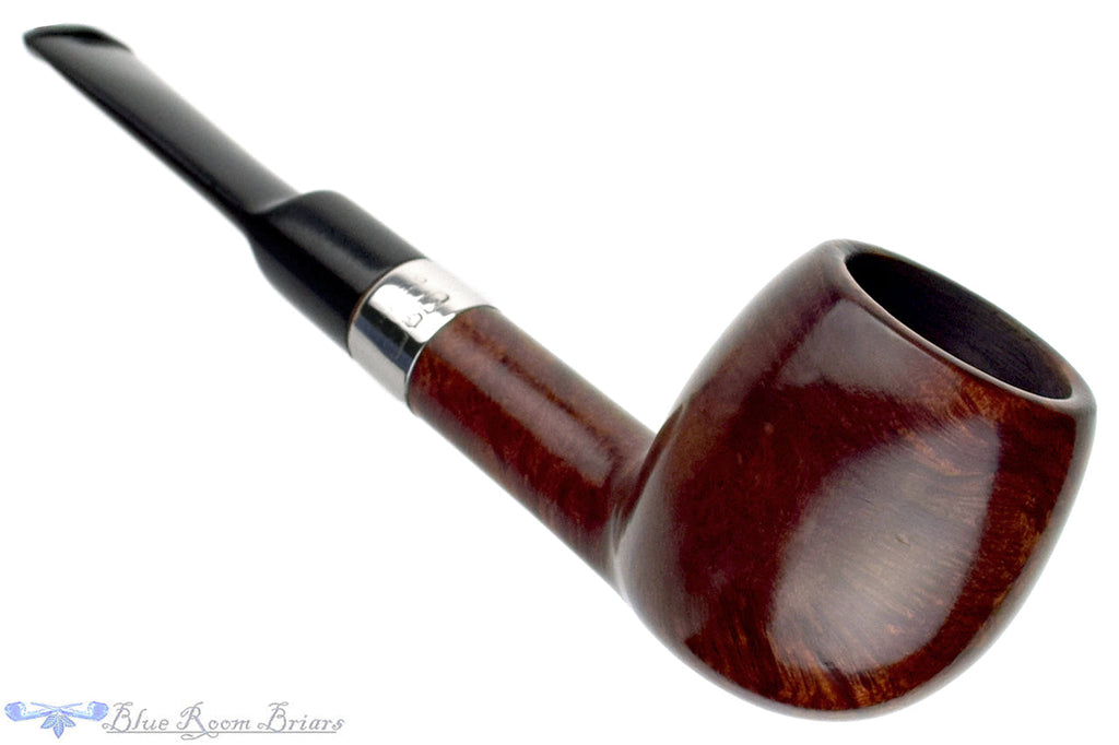Imported Briar Apple Sitter with Silver Estate Pipe