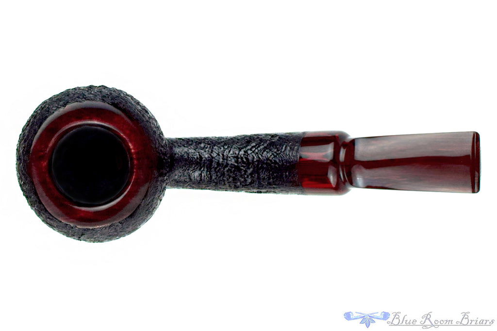 Blue Room Briars is proud to present this Yosef Zehnder Pipe Sandblast Bent Truffle with Brindle
