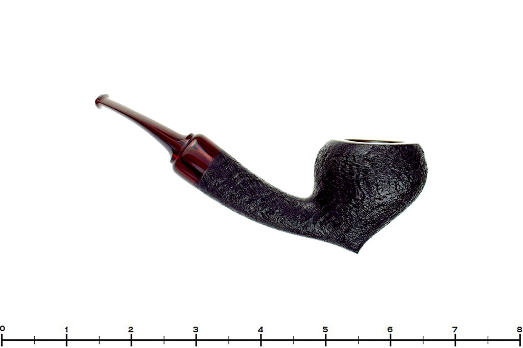 Blue Room Briars is proud to present this Yosef Zehnder Pipe Sandblast Bent Truffle with Brindle