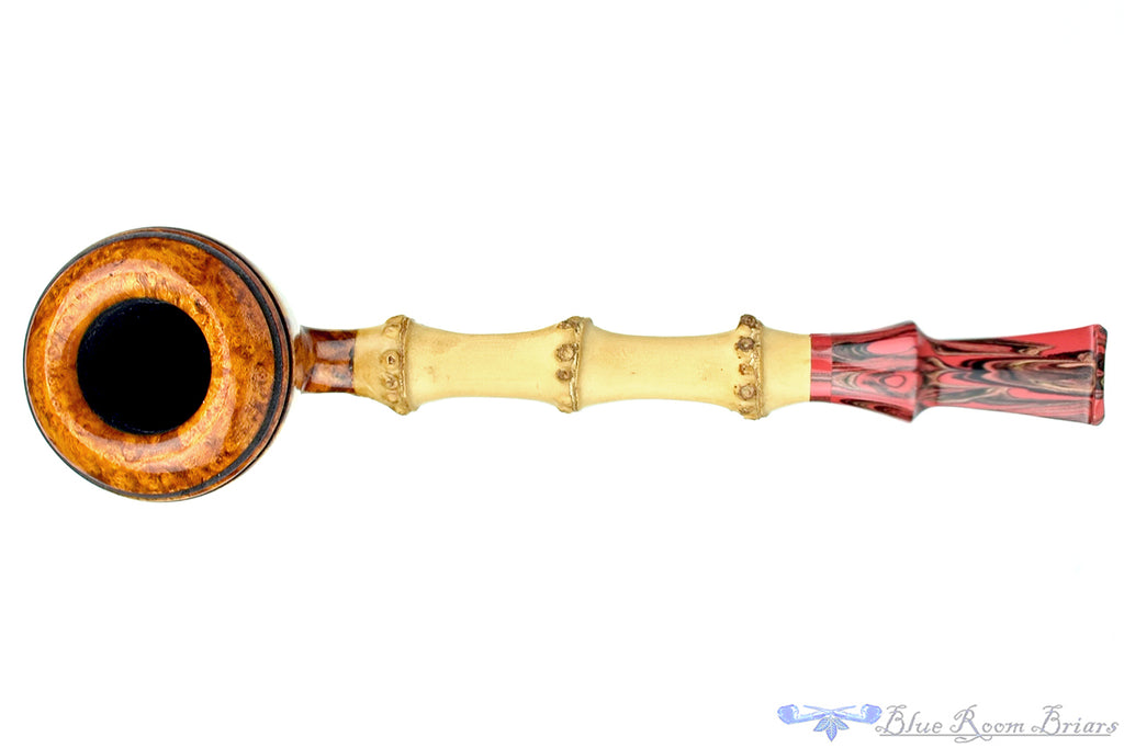 Blue Room Briars is proud to present this Ian Nicol Pipe Bamboo Shank Rhodesian