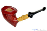 Blue Room Briars is proud to present this Alexa Pipe 1/4 Bent Freehand with Faux Bamboo