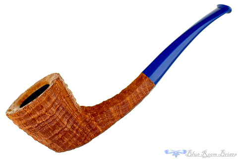Nate King Pipe 878 Natural Crosscut Prince with Bamboo and Bakelite Stem