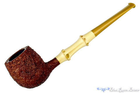 Nate King Pipe 898 Crosscut Sandblast Ruby Surfer