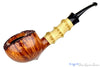 Blue Room Briars is proud to present this Jesse Jones Pipe Large Bamboo Acorn with Plateau