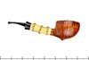 Blue Room Briars is proud to present this Jesse Jones Pipe Large Bamboo Acorn with Plateau