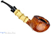 Blue Room Briars is proud to present this Jesse Jones Pipe Large Bamboo Acorn with Plateau