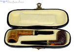 Blue Room Briars is proud to present this Max Capps Pipes Boxed Set of Billiards with Vintage Redwood