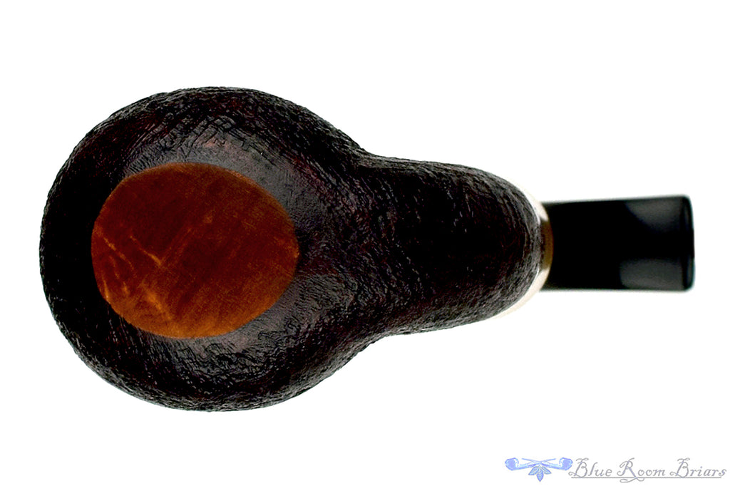 Blue Room Briars is proud to present this Thomas James Pipe Large Sandblast Oom Paul Sitter with French Boxwood