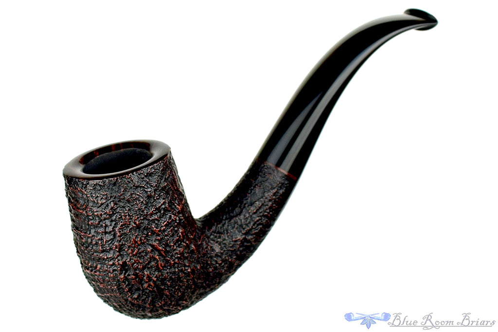 Blue Room Briars is proud to present this Jesse Jones Pipe 1/2 Bent Antique Blast Billiard