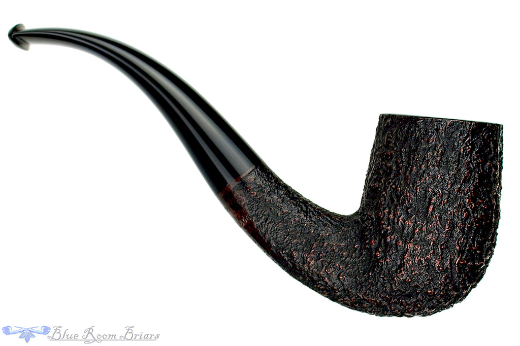 Blue Room Briars is proud to present this Jesse Jones Pipe 1/2 Bent Antique Blast Billiard